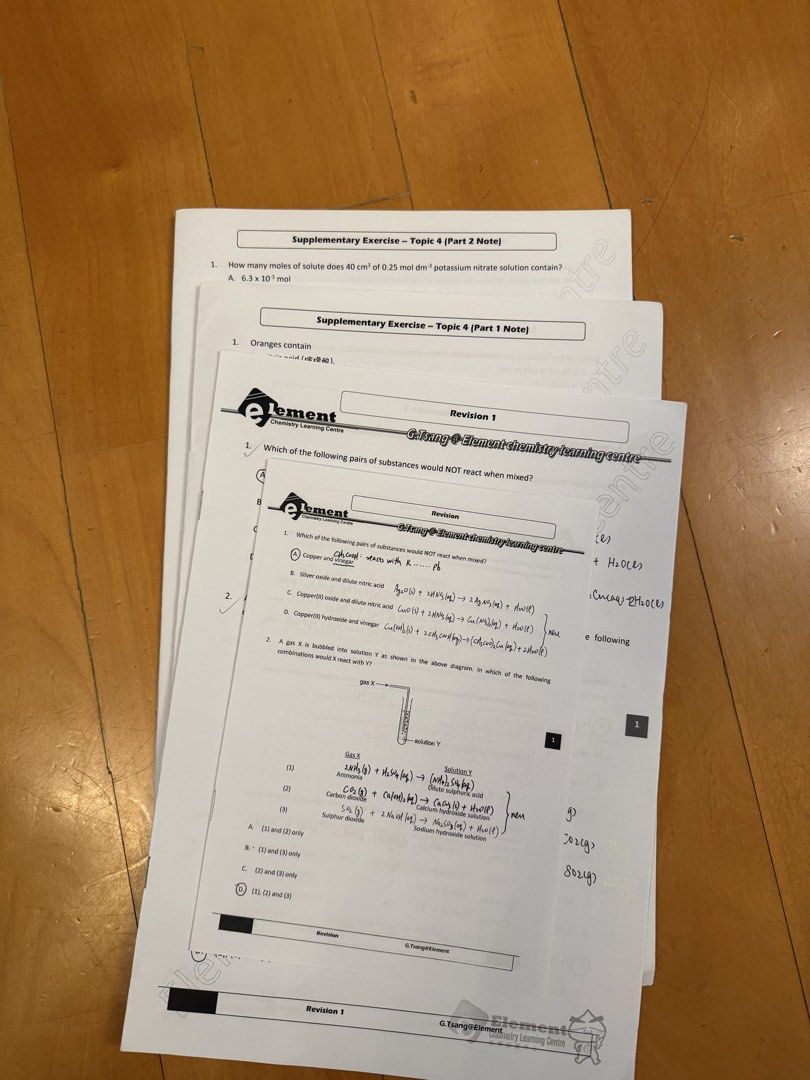 Element notes+pp （分類：教科書）位於 Hong Kong。 由 today_life 提交（商品編號 1460972570，圖片 2）。簡介： Topic 4 notes (3本)+ by topic 4 pp: $90 Topic 9 notes (2本)+ by topic 9 pp: $80 Topic 10 notes (2本) + by topic 10 pp:$80 Topic 11 notes (8本) + by topic 11 pp:$160 Revision course topic 6 (4本):$85 Revision course topic 10(2本):$50 **Buy All: 送topic 9 in class test, topic 10 revision exercise, 2025 F5 final exam, F6 pre mock, topic 4 revision exercise 。