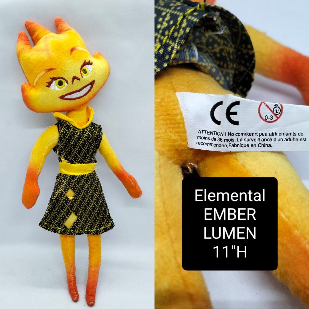 Elemental Ember Lumen Stuffed Toy 11"H (Category: Plushies & Soft Toys) located in Baguio. Submitted by toys_of_yesteryear (Listing ID 1461029823, Image 3). Description: LOCATION: Baguio City PRICE: posted+ sf DESCRIPTION: 👉 Elementan Ember Doll Stuffed Toy. 11 inches high CONDITION: 👉 Used 👉 Item description is subjective so buyers are encouraged to rely on their judgement based on the pictures posted before buying. Actual photos posted. 👉 S