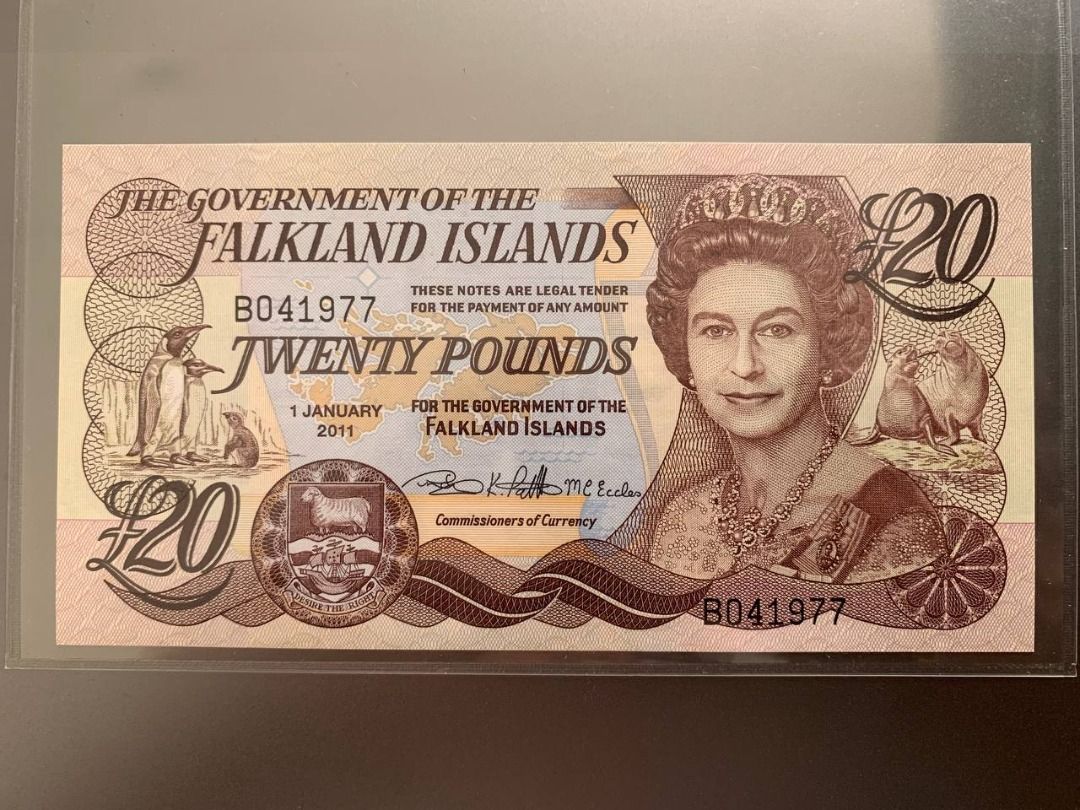 Falkland Islands 20 Pounds Banknote UNC (Category: Currency) located in Indang. Submitted by vykolektor (Listing ID 1460935384, Image 1). Description: Falkland Islands 20 pounds UNC Offer your price.