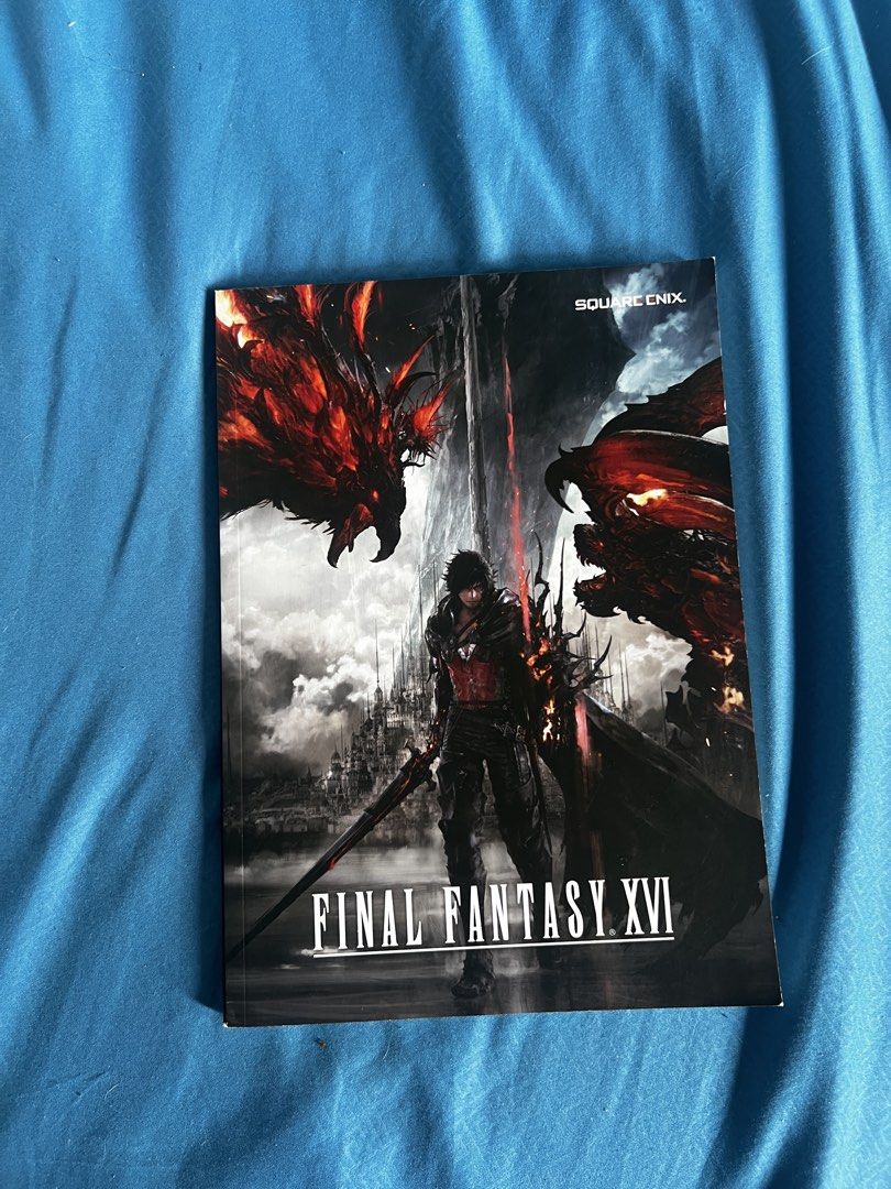 Final Fantasy XVI Square Enix Notebook (Category: Stationery & School Supplies) located in Manila. Submitted by binigurrl (Listing ID 1460927591, Image 1). Description: - Official Final Fantasy XVI notebook - Features iconic game artwork on the cover - Lined pages inside for notes and ideas - Perfect for Final Fantasy fans - Ideal for journaling or as a collectible.