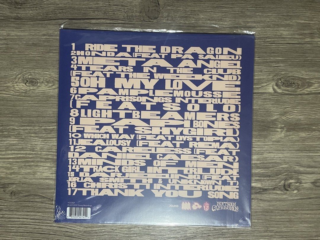 FKA Twigs - Caprisongs Vinyl (Sealed) (Category: Vinyls) located in Manila. Submitted by guelcoollects (Listing ID 1461107522, Image 2). Description: MOP: Gcash MOD: Delivery apps, courtesy of buyer Item bought from TowerRecords, Japan.