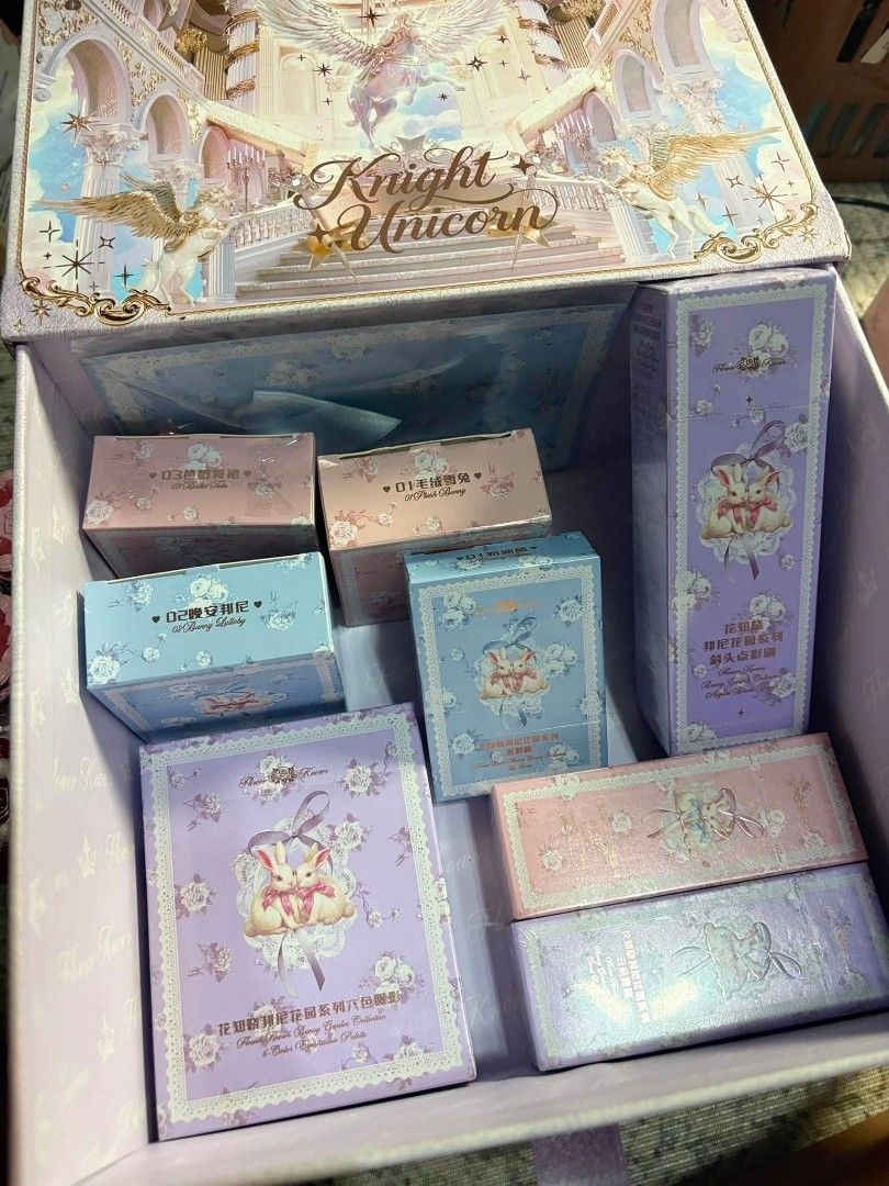 Flower knows bunny garden coll (Category: Makeup) located in Quezon City. Submitted by princess_bustillo29 (Listing ID 1460957611, Image 1). Description: OPEN FOR RESELLERS! Flower knows bunny garden coll ₱8500.