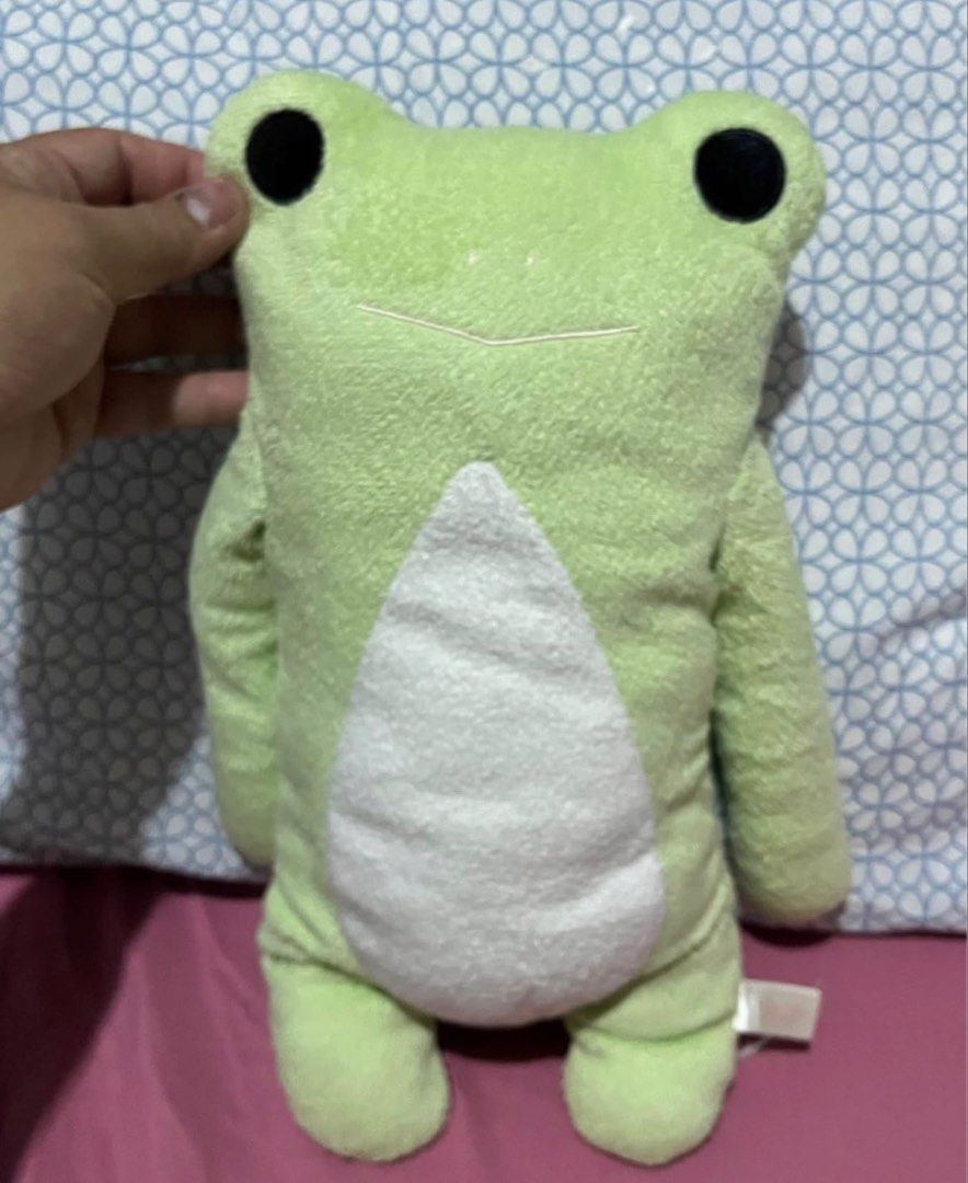 Frog PLUSH STANDING #2 (Category: Plushies & Soft Toys) located in Paranaque City. Submitted by bonsaiart (Listing ID 1461086045, Image 1). Description: Pre owned Good condition 300+sf Payment via GCASH or paymaya No to meetup No to cop / cod Shipping via j&t only No breaking of set or bundle.