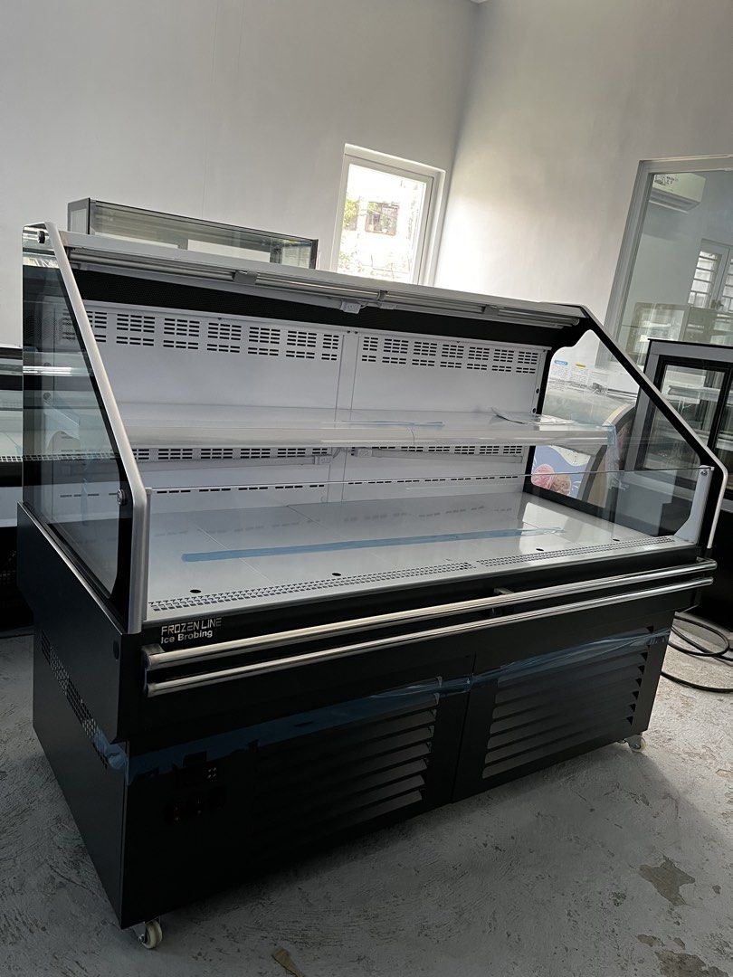 Frozen Line Ice Brobing Commercial Refrigerator Display Case (Category: Refrigerators and Freezers) located in Mandaluyong City. Submitted by chay01 (Listing ID 1460947678, Image 3). Description: - Frozen Line Ice Brobing commercial refrigerator display case - Two shelves for ample storage - Mirrored back for enhanced display - Glass enclosure front for visibility - Equipped with wheels for easy movement - Ideal for shops and businesses - Feel fr