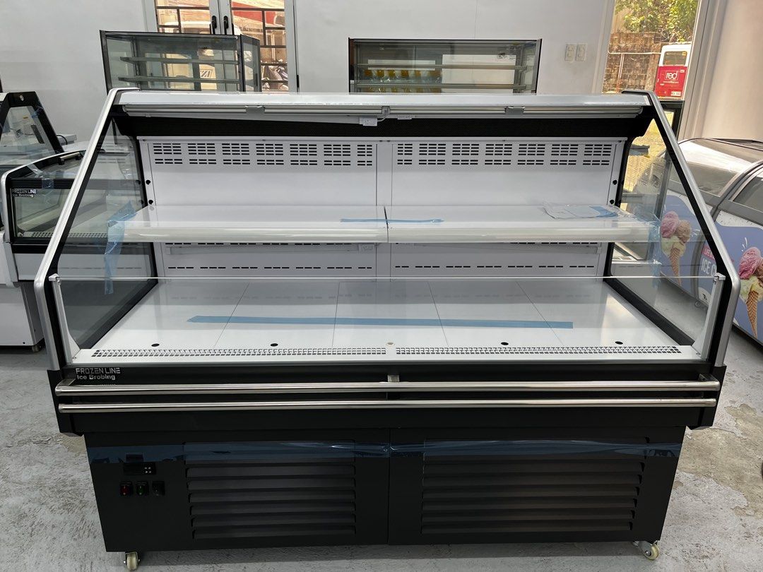 Frozen Line Ice Brobing Commercial Refrigerator Display Case (Category: Refrigerators and Freezers) located in Mandaluyong City. Submitted by chay01 (Listing ID 1460947678, Image 2). Description: - Frozen Line Ice Brobing commercial refrigerator display case - Two shelves for ample storage - Mirrored back for enhanced display - Glass enclosure front for visibility - Equipped with wheels for easy movement - Ideal for shops and businesses - Feel fr