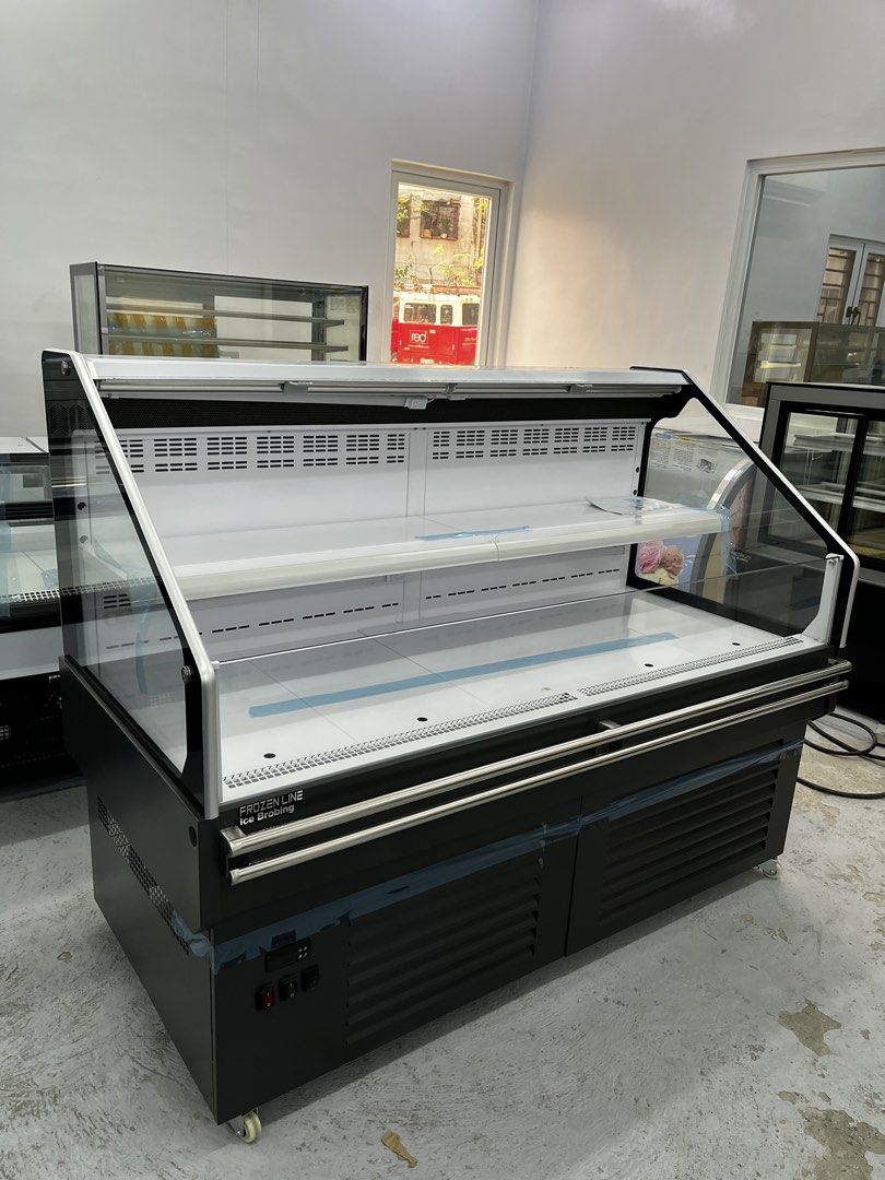 Frozen Line Ice Brobing Commercial Refrigerator Display Case (Category: Refrigerators and Freezers) located in Mandaluyong City. Submitted by chay01 (Listing ID 1460947678, Image 1). Description: - Frozen Line Ice Brobing commercial refrigerator display case - Two shelves for ample storage - Mirrored back for enhanced display - Glass enclosure front for visibility - Equipped with wheels for easy movement - Ideal for shops and businesses - Feel fr