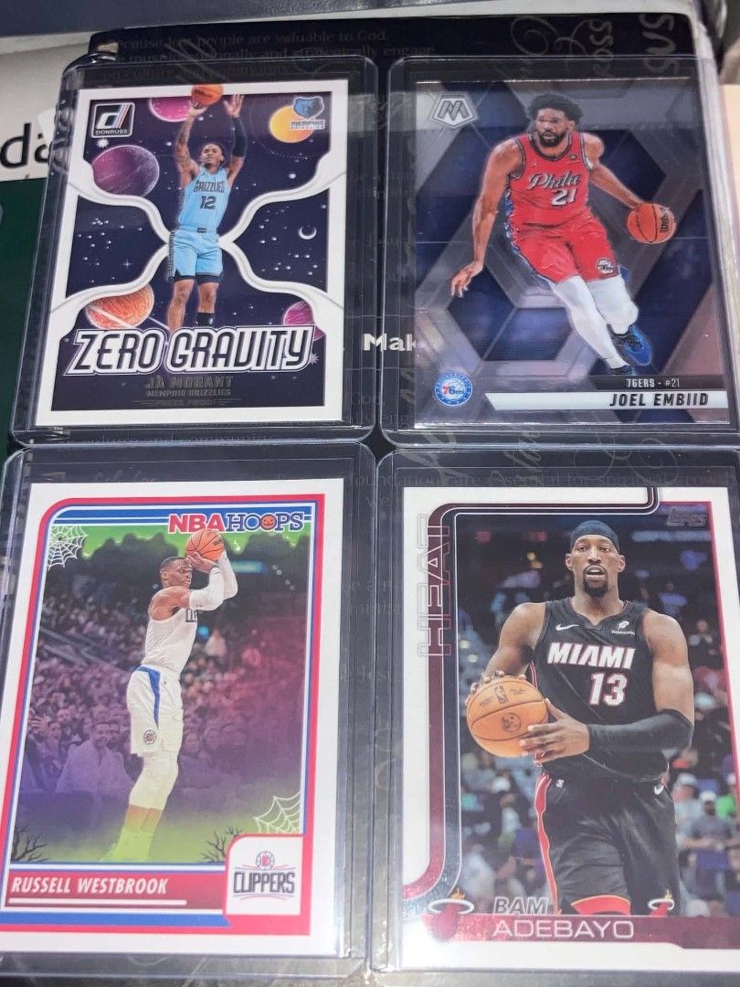 FS NBA Cards (Category: Raw Singles) located in Manila. Submitted by jtoyzandcollectibles (Listing ID 1461109318, Image 2). Description: FS NBA Cards ₱100 EACH ‼️ We only ship every Sunday & Monday night ‼️ 📌 Buyer shoulders shipping fee 📍 Cainta Rizal 💸 GCash only 🛵 Lalamove or LBC only 💬 Send a message if you're interested!.