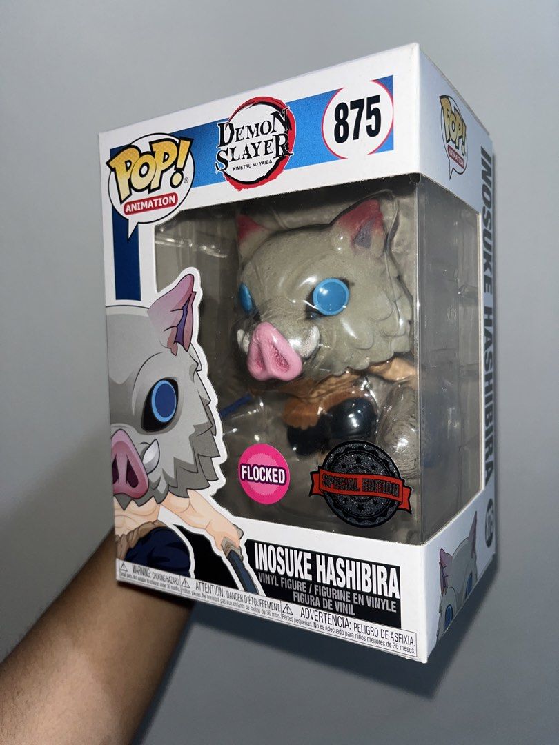 Funko Pop! Inosuke #875 (Category: Designer & Blind Box Toys) located in Makati City. Submitted by angelatheberry (Listing ID 1461092033, Image 1). Description: MOP: GCASH/BANK MOD🚛: LALAMOVE/LBC(Buyer's Expense) LOC📍: Rizal/Makati/QC - Pick up point to be arranged based on agreed schedule. (All pops are located in Rizal).
