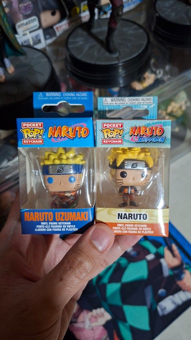 Funko Pop! Pocket Keychain Naruto & Naruto Uzumaki (Category: Designer & Blind Box Toys) located in Manila. Submitted by edromelmo64155 (Listing ID 1461033714, Image 1). Description: For Sale: 400 each, 700 for both..