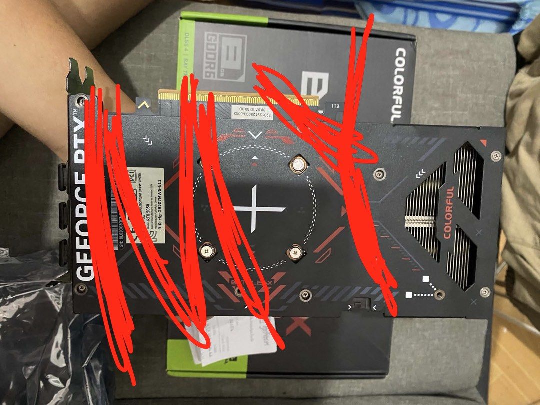 GEFORCE RTX 5050 8 GB (Category: Computer Parts) located in Manila. Submitted by withmach (Listing ID 1461086649, Image 2). Description: MEET UP ONLY FOR PEACE OF MIND FOR BOTH PARTIES..