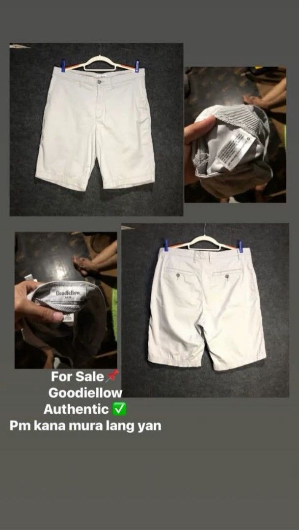 Goodfellow & Co. Men's Chino Shorts (Category: Shorts) located in Manila. Submitted by thriftnipaps (Listing ID 1461071427, Image 1). Description: Selling a pair of Goodfellow & Co. chino shorts. Light beige color. Classic fit, great for casual wear. Authentic item. Message me if interested, price is negotiable..