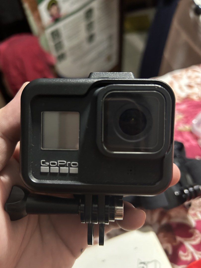 Gopro Hero 8 (Category: Video Cameras) located in Manila. Submitted by decluttering12345678 (Listing ID 1461054455, Image 1). Description: PLEASE READ!!! GOPRO HERO 8 BOX PLUS BATTERIES AND CHARGER LOCATION : SM NORTH EDSA meetup PRICE: 6000 FIXED NA PO WAG NA TUMAWAD PAMBILI NG GAMOT PO YUNG PROCEEDS NETO SALAMAT. FOR SURE BUYER YOU CAN TEST THE UNIT PERSONALLY..