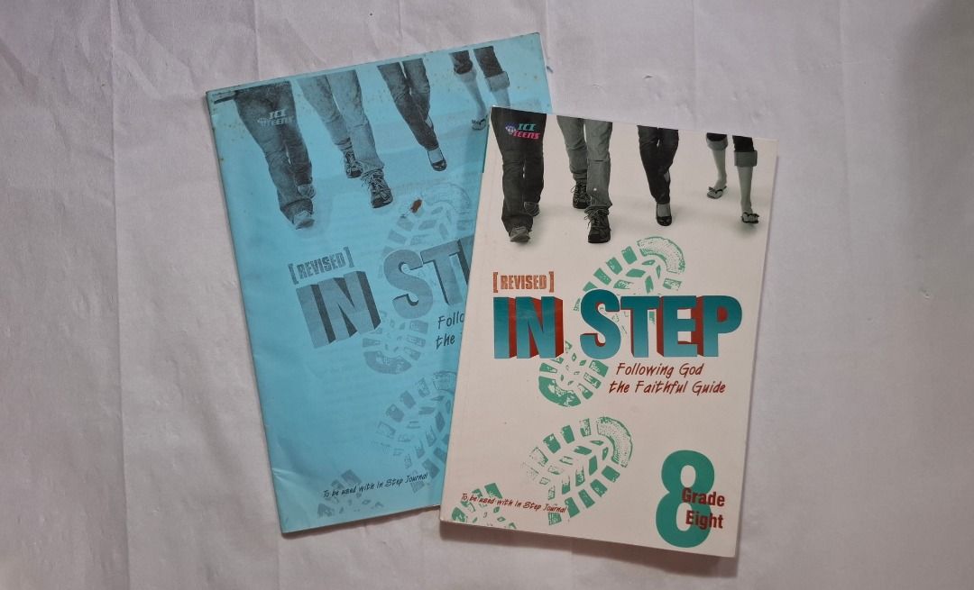 Grade 8 In Step Textbook (Category: Textbooks) located in Quezon City. Submitted by zharzabr (Listing ID 1460930348, Image 1). Description: - Not used - Good as new - Comes with Teacher’s Manual - Recommended for homeschooling students .