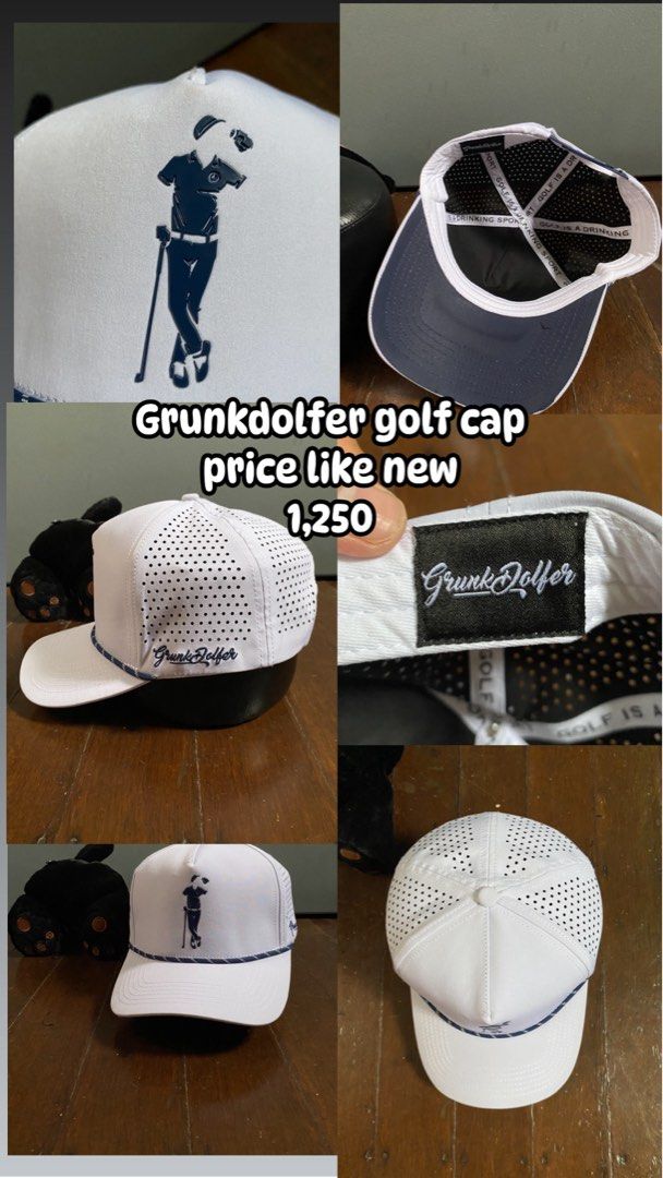 GrunkDolfer golf cap (Category: Caps & Hats) located in Caloocan City. Submitted by the_good_item05 (Listing ID 1461058561, Image 1). Description: GrunkDolfer golf cap padala galing america brandnew condition maybe not used nsa around 3k brandnew price price 1,250.
