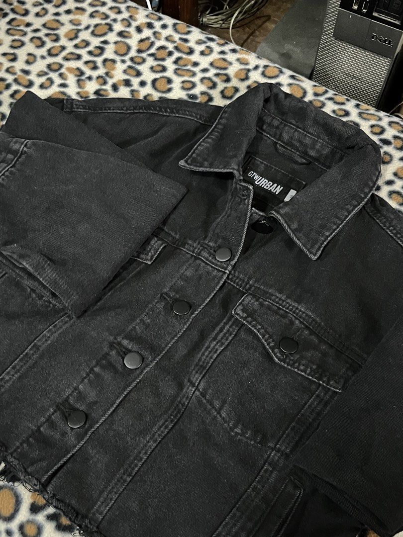 GTW Urban Black Denim Jacket (Category: Coats, Jackets and Outerwear) located in San Pedro. Submitted by sie_declutters (Listing ID 1461004400, Image 1). Description: ORIGINAL GTW Urban Black Denim Jacket Condition: - used once (2022).