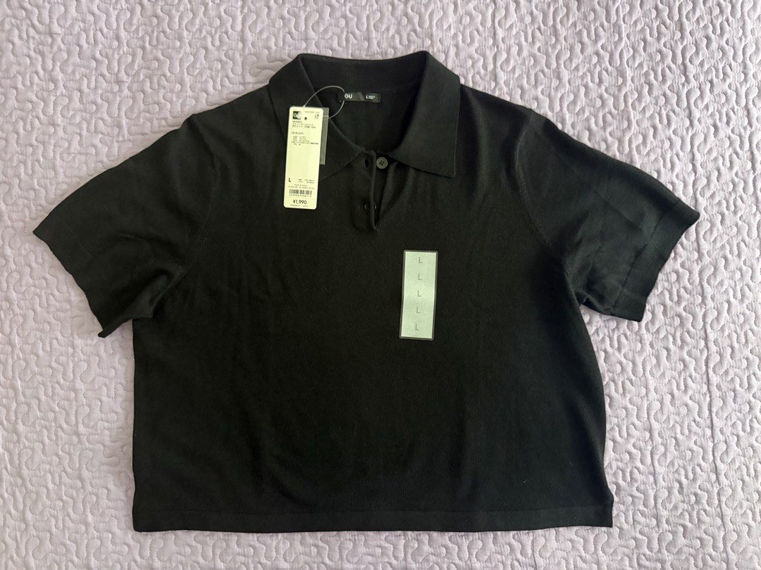 GU Black Shirt Fine Knit (Category: Shirts) located in Bulacan. Submitted by cooltaste (Listing ID 1460951597, Image 1). Description: .