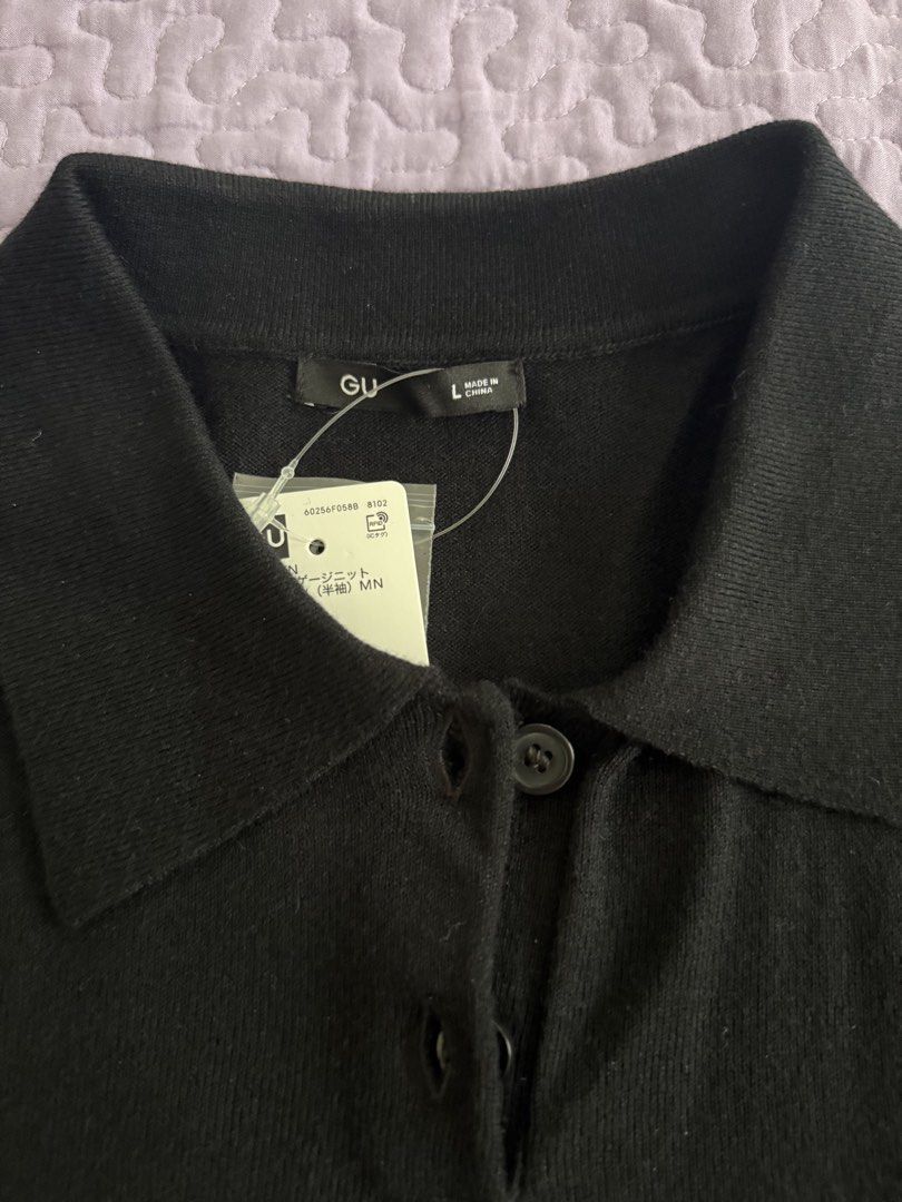 GU Black Shirt Fine Knit (Category: Shirts) located in Bulacan. Submitted by cooltaste (Listing ID 1460951597, Image 3). Description: .