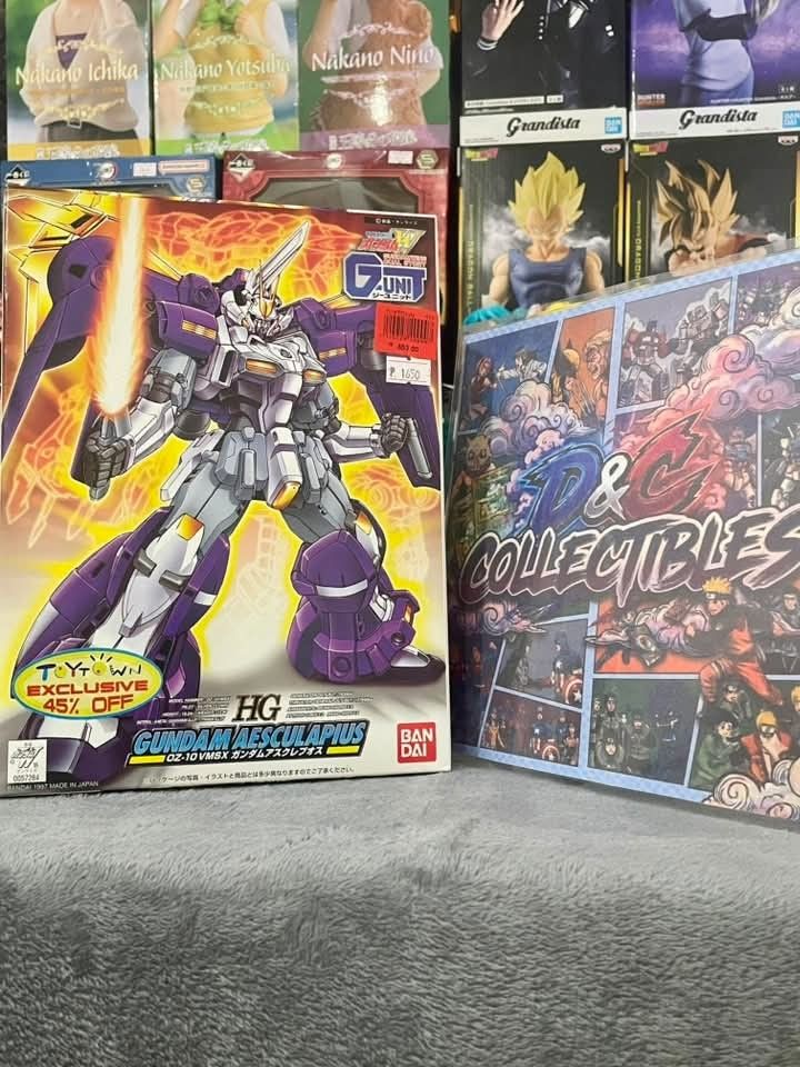 Gundam Aesculapius - High Grade (Category: Figurines & Statues) located in Manila. Submitted by dccollectiblesss (Listing ID 1461036579, Image 1). Description: ‼️✨ Figures For Sale! ✨‼️ All Authentic Anime Figures What You See What You Get.🤩🤍 DM for More details on Each item information. Meet Up Locations : Festival Mall, ATC, SM Southmall Shipping Options : Lalamove / LBC / JNT.