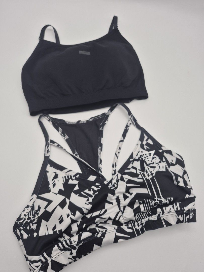 Gymshark Medium Bra Preloved 2 pcs SALE (Category: Activewear) located in Davao. Submitted by marthascloset (Listing ID 1461043095, Image 1). Description: .