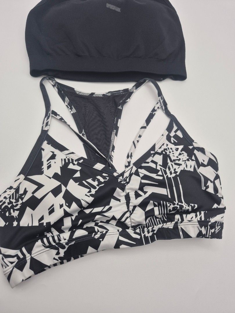 Gymshark Medium Bra Preloved 2 pcs SALE (Category: Activewear) located in Davao. Submitted by marthascloset (Listing ID 1461043095, Image 2). Description: .