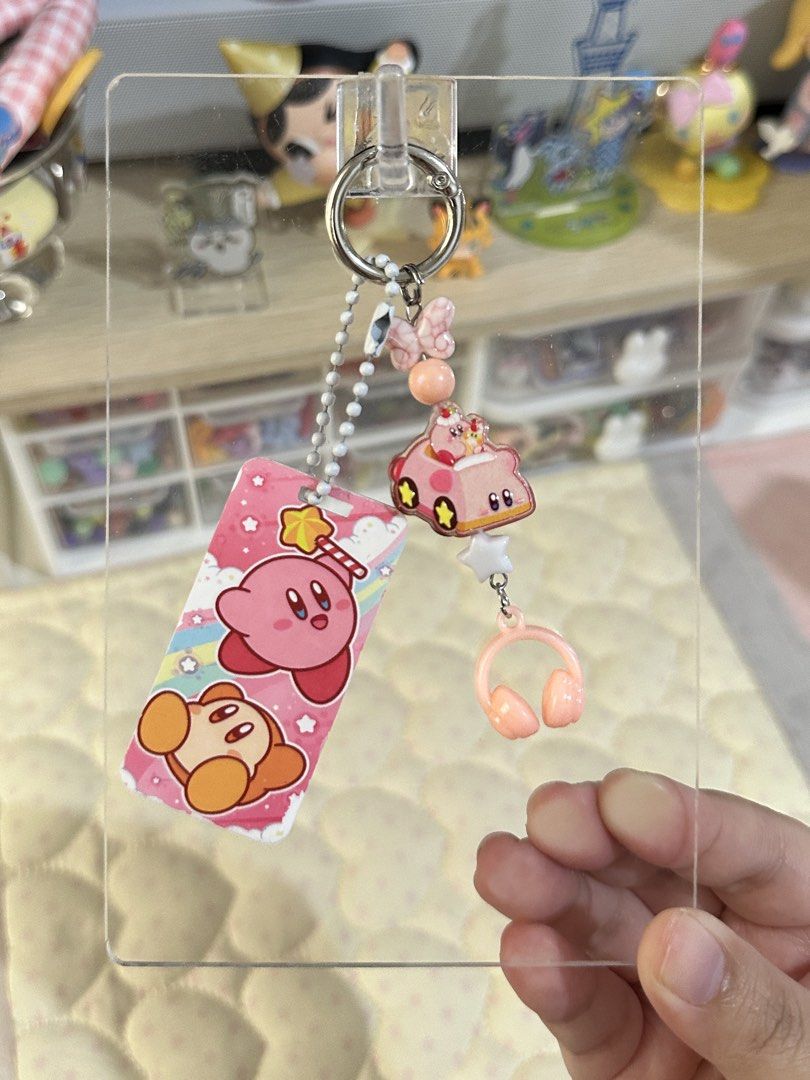Handmade Kirby Bag Charm (Category: Handmade Craft) located in Cainta. Submitted by pomocha (Listing ID 1461034962, Image 1). Description: 🍀Please read before ordering🍀 🍎These charms are handmade by me 🍎When being delivered to you they will be packed with care with proper packaging (plastic and paper backing) for your charm 🫶 🍎There is usually no duplicates of each charm, so don't hesitate because i will most likely never stock this design 