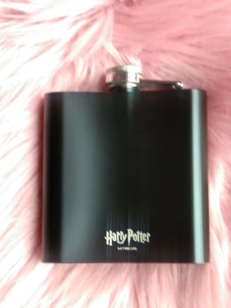 Harry Potter Hip Flask (Category: Water Bottles & Tumblers) located in Mandaue City. Submitted by wyatt_whatevers (Listing ID 1460946134, Image 2). Description: Harry Potter Collection Black metal stainless steel Brand New.