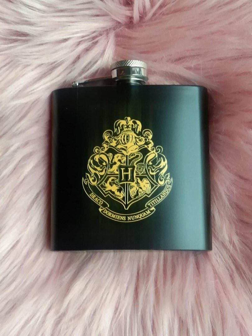 Harry Potter Hip Flask (Category: Water Bottles & Tumblers) located in Mandaue City. Submitted by wyatt_whatevers (Listing ID 1460946134, Image 1). Description: Harry Potter Collection Black metal stainless steel Brand New.