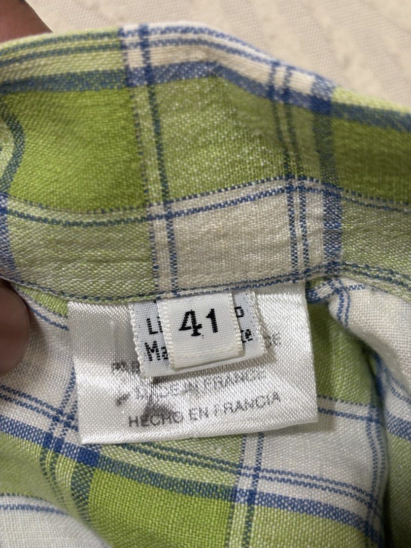 Hermes (Category: Luxury Apparel) located in Dasmarinas. Submitted by arthrthriftcop. (Listing ID 1461085713, Image 3). Description: Hermes authentic size: 41 excellent condition no issue need wash Actual measure by in, W24 in, Pit to pit L31 in, Feel free to inquire quick replies .