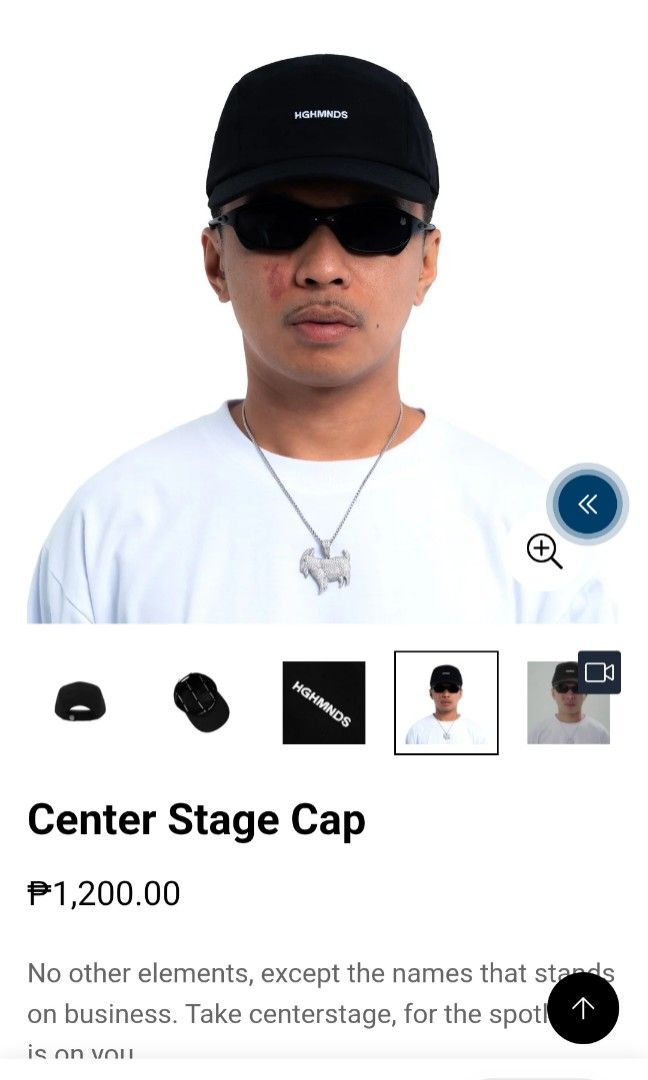 HGHMNDS Center Stage Cap 🧢✅ (Category: Caps & Hats) located in Cainta. Submitted by drivenbywantet (Listing ID 1460949817, Image 2). Description: Details on Pictures ☝️✅ 999 + Ship Fees ✅ Payment First ✅ Pm 📥.