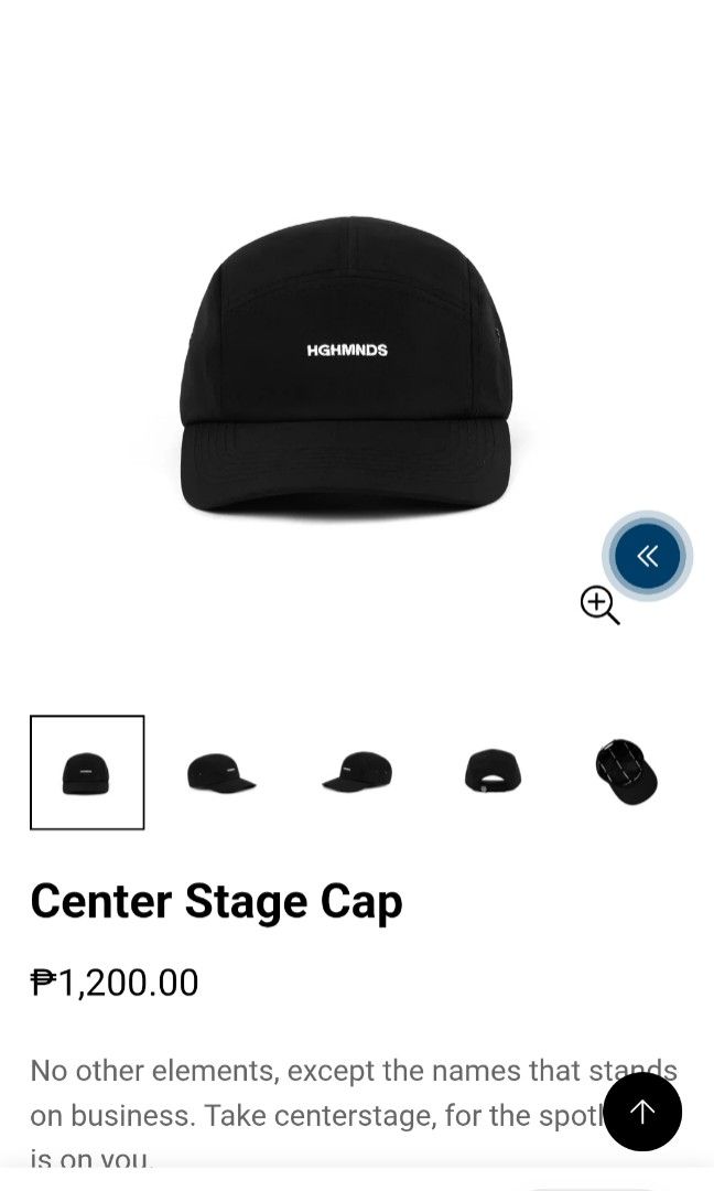 HGHMNDS Center Stage Cap 🧢✅ (Category: Caps & Hats) located in Cainta. Submitted by drivenbywantet (Listing ID 1460949817, Image 3). Description: Details on Pictures ☝️✅ 999 + Ship Fees ✅ Payment First ✅ Pm 📥.