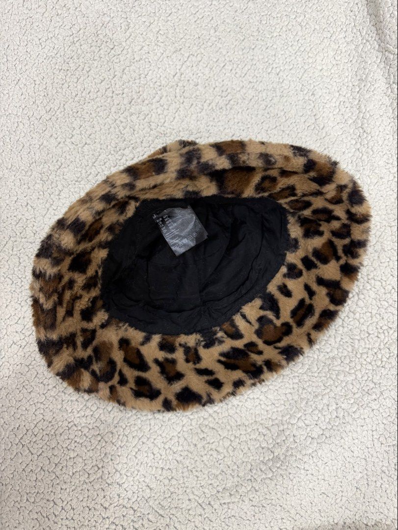 H&M Leopard Bucket Hat (Category: Hats & Beanies) located in Pasig City. Submitted by jgbeautique (Listing ID 1461071587, Image 3). Description: Still in pristine condition Only worn twice RFS: Decluttering.