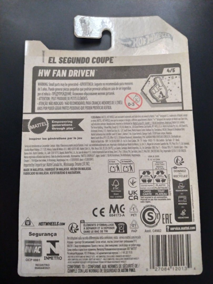 Hot Wheels El Segundo Coupe (Category: Vehicle & Diecast Models) located in Dasmarinas. Submitted by otakucollectibles (Listing ID 1460980818, Image 2). Description: .