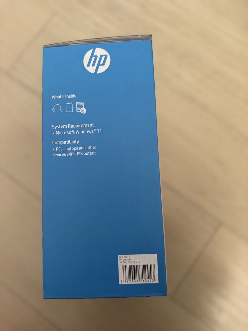 HP Headset for work from home (Category: Headphones & Headsets) located in Quezon City. Submitted by JCshops (Listing ID 1460969134, Image 3). Description: Used twice, only.