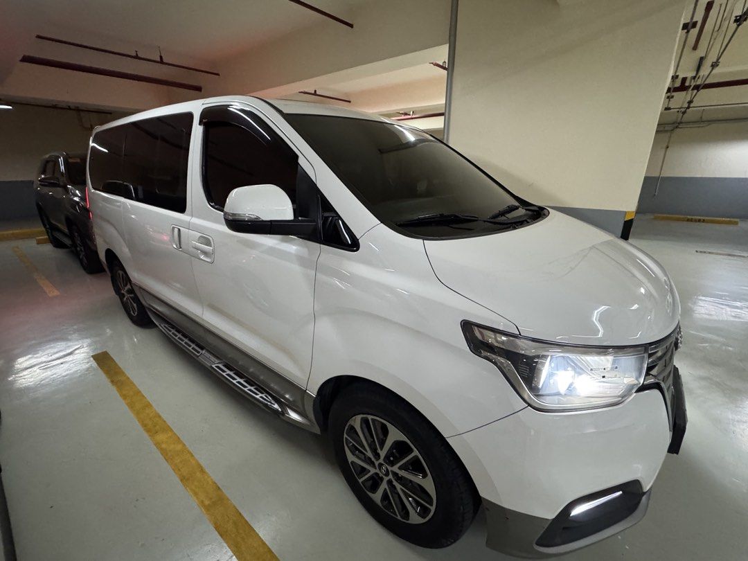 Hyundai Starex (Category: Used Cars) located in Manila. Submitted by lucid21 (Listing ID 1461112514, Image 2). Description: 2018 Hyundai Grand Starex Urban Exclusive Used for family travels and coding car Supports carplay 2nd owned bought October 2023 at 32k odo Currently at 44k odo UREA already disabled/reprogrammed And EGR cleaned 2025 total cost is around 60k saves you from Adblue errors. Great car, responsive and fast. Comfy on highways. Rfs: