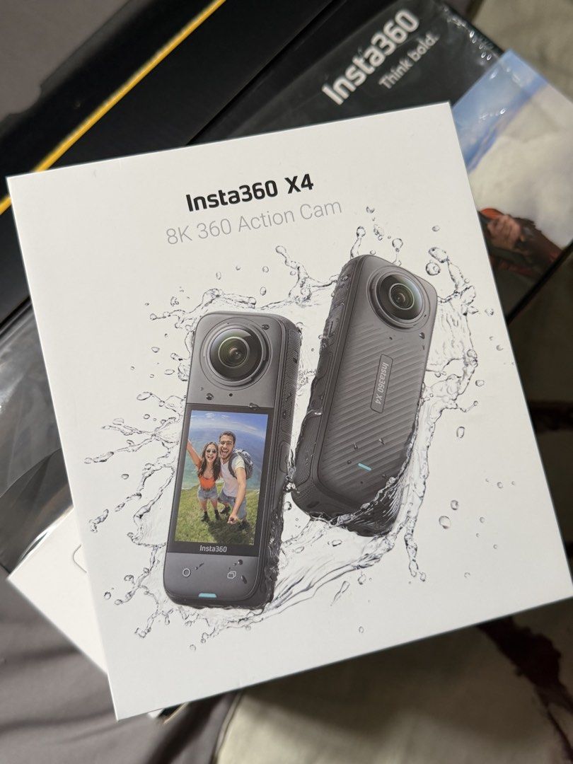 Insta 360 X4 (Category: Cameras) located in Rizal. Submitted by sedeba (Listing ID 1460977465, Image 3). Description: - Insta360 X4 8K 360 Action Cam - Action Bundle included - Perfect for capturing all types of adventures - Shoot in stunning 8K resolution - Easy to use and portable.