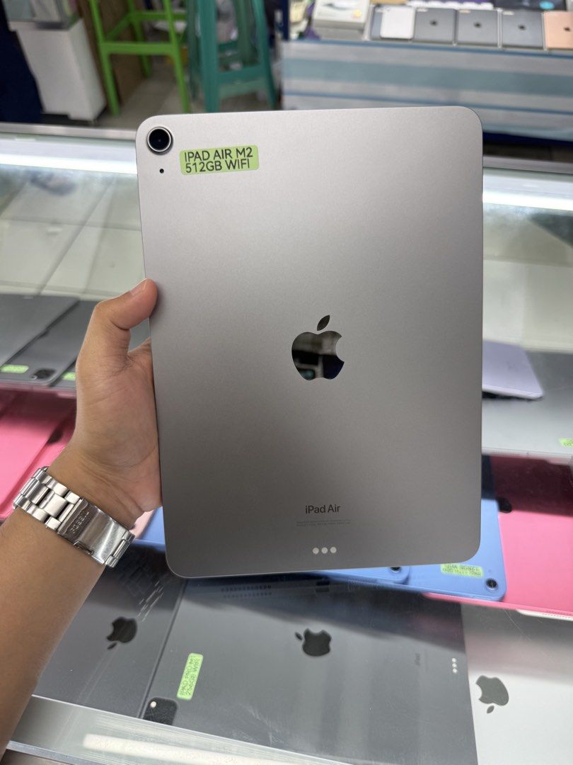 iPad Air M2 512GB 11” Wifi Use (Category: iPad) located in San Juan City. Submitted by Khalidmgdla08 (Listing ID 1461053514, Image 1). Description: FOR SALE | TRADE/SWAP Price: 31,500 On hand: iPad Air M2 11”✔️ 512GB ✔️ WIFI✔️ 82% Batt health ✔️ 100% Original ✔️ 99% Makinis ✔️ 99% Smooth ✔️ NOT REFURB ✔️ NO HIDDEN ISSUES ✔️ NEVER BEEN REPAIRED ✔️ TEST TO SAWA✔️ FREE 3-UTOOLS ✔️ ANY MODEL OF IPHONE AND SAMSUNG ARE AVAILABLE! ✨ We accept: 🔹Cash 🔹
