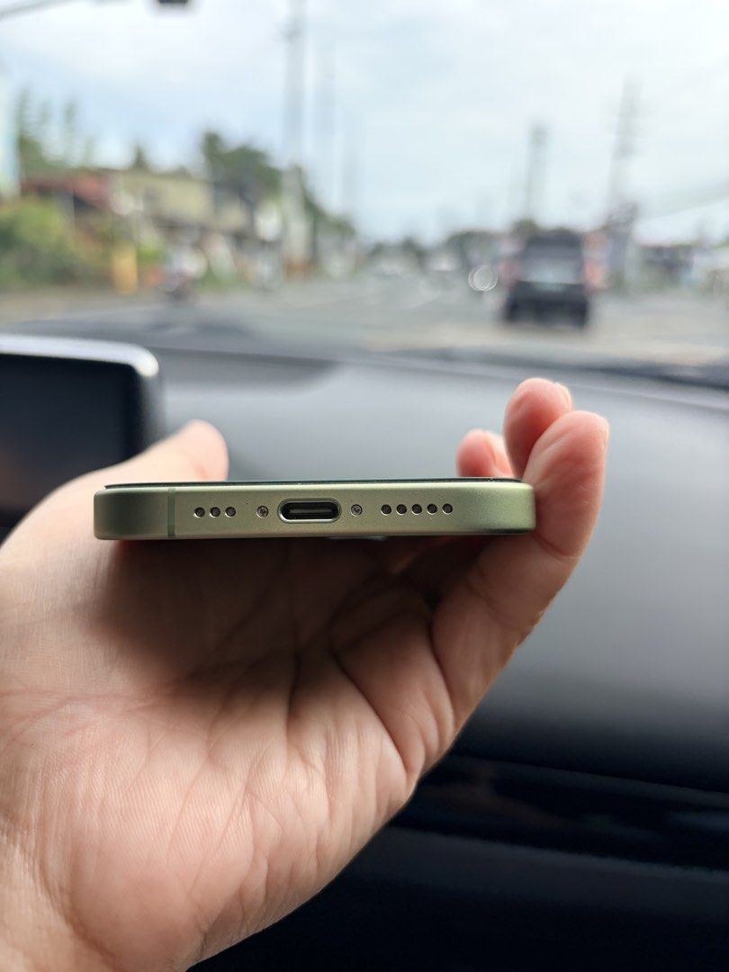 iPhone 17 256gb (Category: iPhone 17 Series) located in Dasmarinas. Submitted by joyiiee (Listing ID 1460958205, Image 3). Description: iPhone 17 Sage Green 256gb Complete regular package with box With warranty pa po Bagong bago pa po No dents no scratch Open to all network With capdace case worth 1,400 With adapter from powermac worth 1,300 Tempered glass since day 1 Battery health is 100% SALE/SWAP TO ANDROID ONLY SILANG OR DASMA.