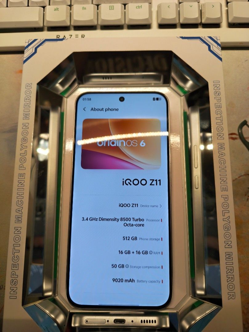 iQOO z11 16+512 (Category: Android Others) located in Makati City. Submitted by chaosvincent (Listing ID 1460087344, Image 1). Description: FOR SALE ONLY iQOO Z11 16GB + 512GB Dimensity 8500 Turbo 9020mAh Battery OriginOS 6 Fair condition Has some scratches and signs of use Everything works properly With charger + phone case No box ₱24000 brand new around ₱38,000 Makati For sale only. No swap/trade. PM if interested..
