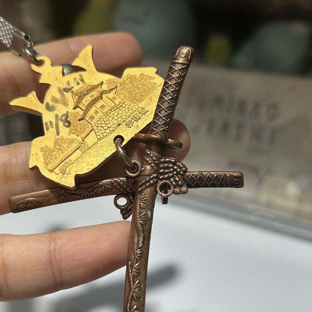 Japanese Samurai Helmet Metal Keychain (Category: Other Stationery & Craft) located in Quezon City. Submitted by kitsune.treasures (Listing ID 1461114433, Image 3). Description: *First to pay policy! *1 day reservation only. Failure to pay on time, auto cancel. 📍Quezon City * MOD: J&T | Lalamove * MOP: GCASH | BPI 📦ON HAND AND READY TO SHIP! CONDITION: WHAT YOU SEE IS WHAT YOU GET. Dimensions: Kindly check the photos for the actual measurements