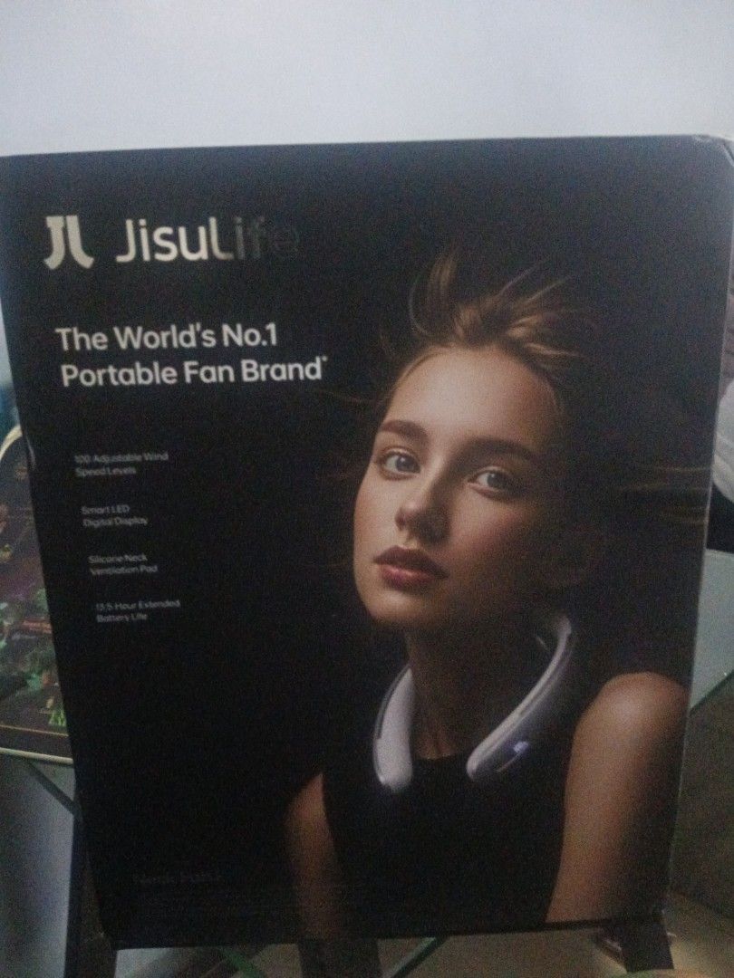 JISULIFE NECK fan pro1 (Category: Other Accessories) located in Quezon City. Submitted by strangesteven560 (Listing ID 1461044167, Image 3). Description: JISULIFE NECK Fan Pro1 5000mah typeC rechargable Excellent Pristine Condition RFS: Decluttering MOP:Gcash/Bank transfer delivered thru lalamove or any 09692713509 .