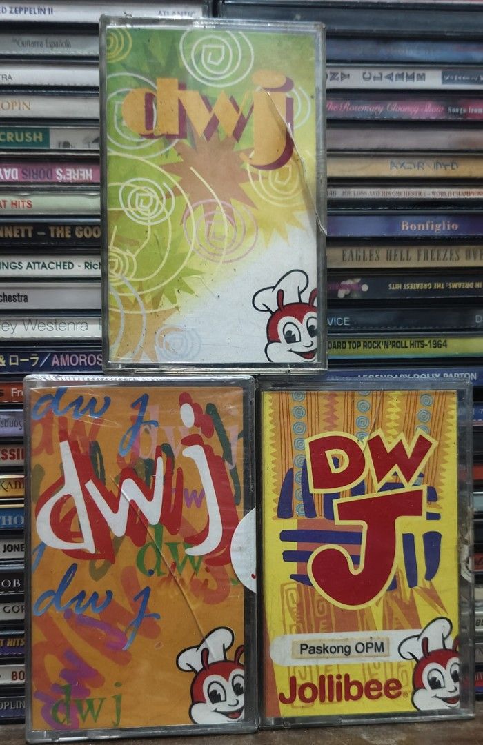Jollibee Cassette Tapes Collection (Category: CDs & DVDs) located in Quezon City. Submitted by danny_osuac (Listing ID 1461030374, Image 3). Description: 15 pcs Jollibee Cassette Tapes Excellent Condition some are still SEALED php2,500.
