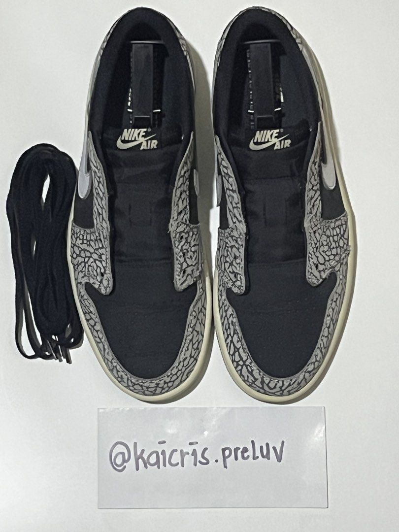 Jordan 1 Low OG Cement (Category: Sneakers) located in Taguig. Submitted by kaicris.preluv.affordablestuff (Listing ID 1461094123, Image 1). Description: WTS/LFB JORDAN 1 LOW OG CEMENT SIZE 9 - 1995 COMPLETE WITH BOX USED MOP: BANK TRANSFER/GCASH🏦💸 SHIPPING NATIONWIDE VIA LALAMOVE/GRAB/LBC (Buyer’s Expense) MEET UP BGC/TAGUIG FOR DETAILED PICTURES AND MORE INFORMATION PM ME .