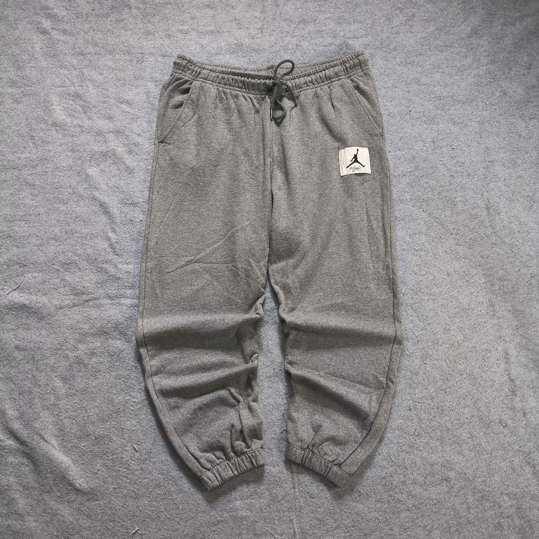 Jordan Flight Jogger Pants (Category: Joggers) located in Manila. Submitted by shykes_26 (Listing ID 1460970588, Image 2). Description: Dimensions: Waist - 34-46 (XXL on tag) Length - 36.5 Thigh - 14 Leg open - 5 Issues: Need deep wash only.