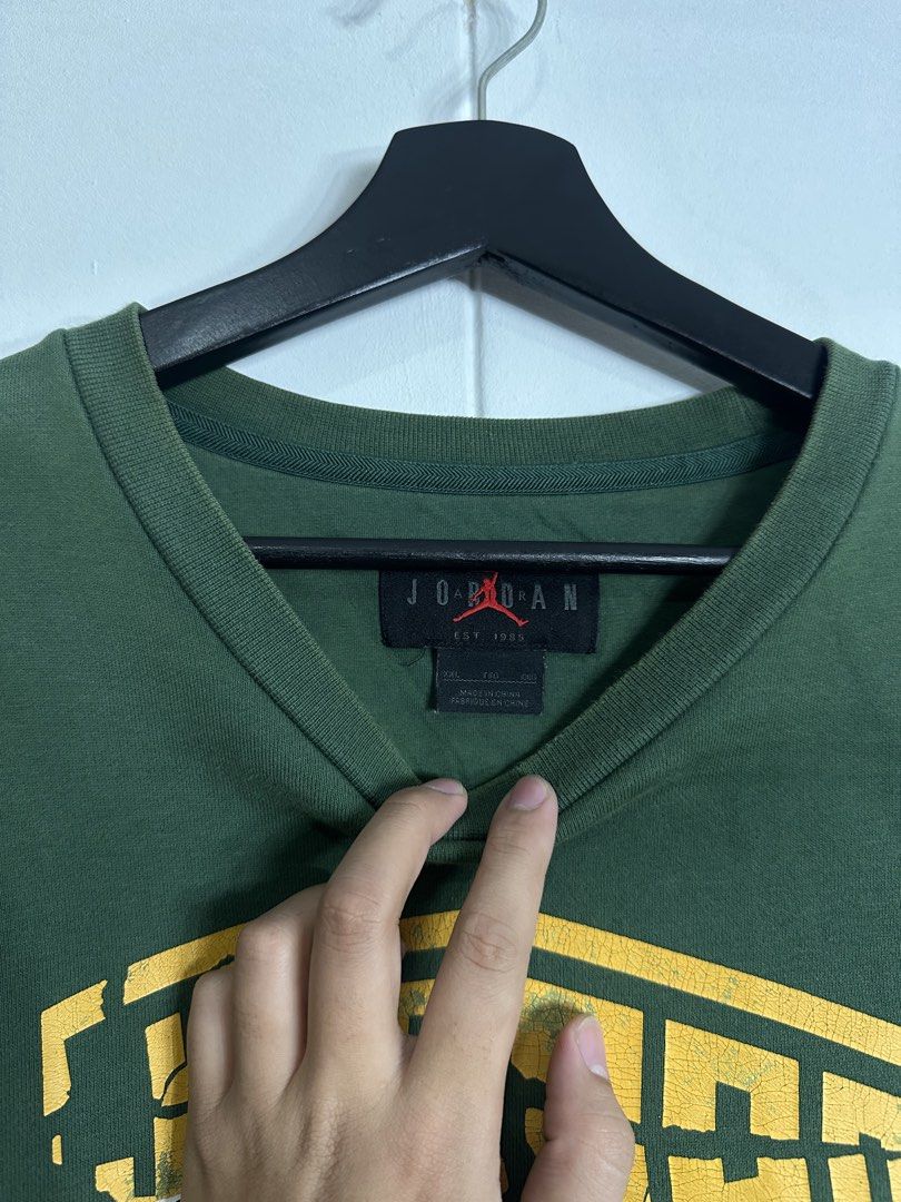 Jordan jacket (Category: Coats, Jackets and Outerwear) located in Las Pinas. Submitted by archimedes.joaquin (Listing ID 1461034506, Image 3). Description: excellent condition - 9.5/10 color rate sz L-XL 24 width 28 length - issue: hairline cracks authentic .