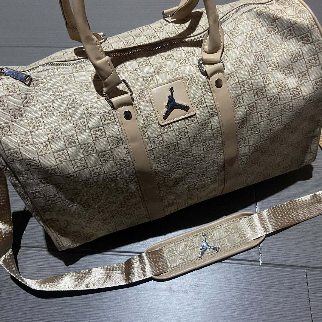 Jordan monogram duffle bag (Category: Backpacks) located in Cavite. Submitted by crams_thrift (Listing ID 1461101162, Image 2). Description: .