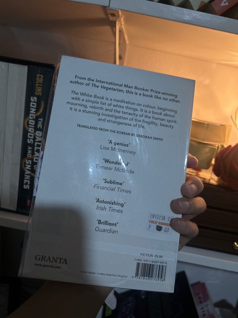 The White Book by Han Kang (Category: Storybooks) located in San Mateo. Submitted by _llyy (Listing ID 1461029113, Image 3). Description: .