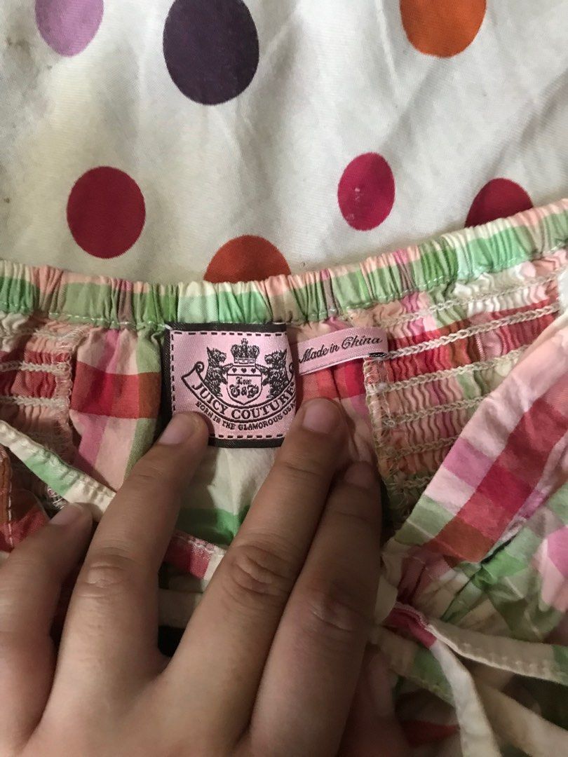 Juicy Couture (Category: Dresses) located in Kitcharao. Submitted by ialyga08 (Listing ID 1461044646, Image 2). Description: Flaked Item! Reserved but Cancelled 😞 Size: M No issue .