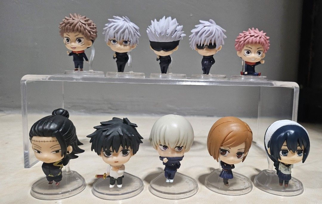 Jujutsu Kaisen Chibi Figures Set (Category: Designer & Blind Box Toys) located in Manila. Submitted by rafmisola08 (Listing ID 1461017587, Image 1). Description: Sold as set only. .