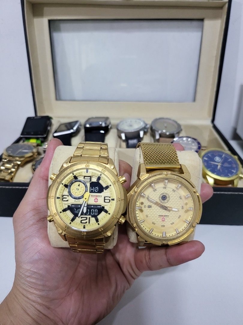 Kademan Watch (Category: Men's Watches) located in Pasay City. Submitted by zildsebas (Listing ID 1461007294, Image 1). Description: For Sale Kademan Watch 2k Each Need lang palitan battery Nabili ko ko sa saudi San pablo laguna Meetup Shipping sa malayo .