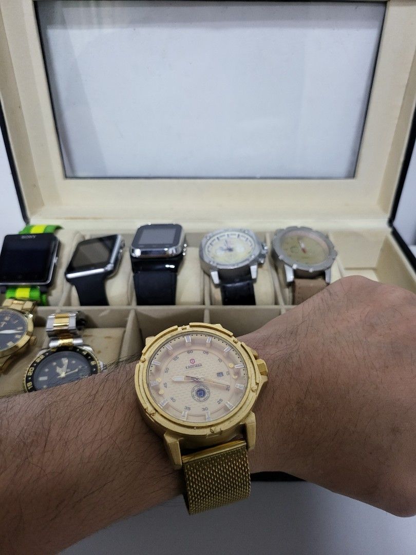 Kademan Watch (Category: Men's Watches) located in Pasay City. Submitted by zildsebas (Listing ID 1461007294, Image 3). Description: For Sale Kademan Watch 2k Each Need lang palitan battery Nabili ko ko sa saudi San pablo laguna Meetup Shipping sa malayo .
